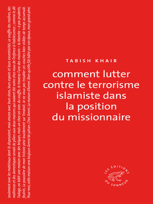 cover image of Comment lutter contre le terrorisme islamiste dans la position du missionnaire